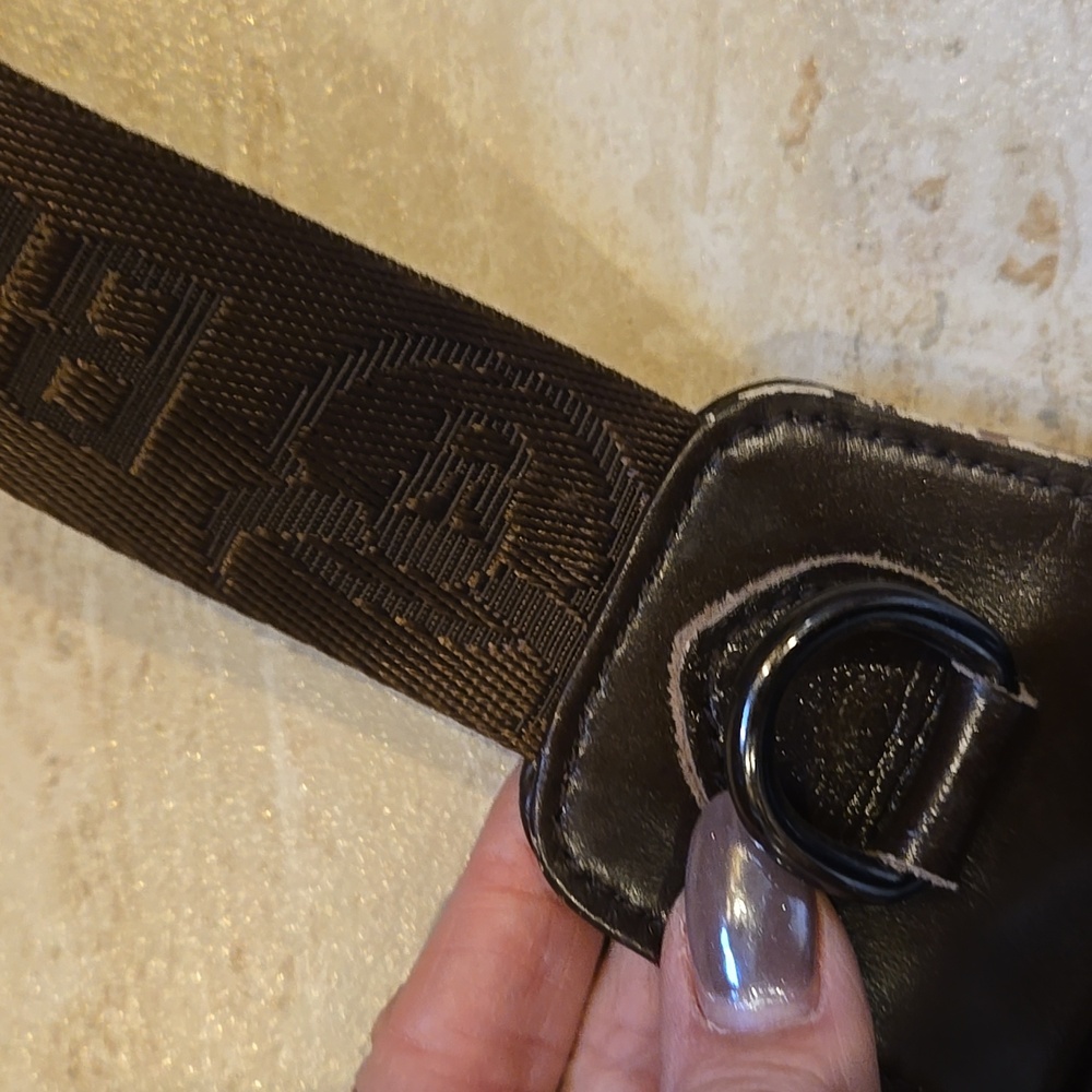 Bull Captain Brown Leather Multiple Zipper Pockets Sling Bag - Picture 6 of 16